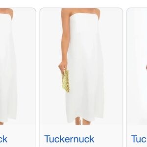 Tuckernuck Strapless White Dress